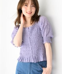 MISCH MASCH/ミッシュマッシュ MISCH MASCH 2025春夏新作 2wayキャミ付きシャーリングブラウス/MM528106/507988576