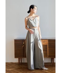 niana/ニアナ niana ピンストライプビスチェワイドパンツドレス 2点セット セレモニー 結婚式 二次会 同窓会 成人式 入学式 卒業式 お呼ばれ パーティードレス/507988626