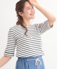SHOO・LA・RUE　DRESKIP/シューラルー／ドレスキップ SHOO・LA・RUE/DRESKIP 【SーLL】一枚でもインナーでも テレコ5分袖トップス/507989544
