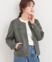 SHOO・LA・RUE　DRESKIP/【S－LL】大人上品な やわらかスエード調ブルゾン/507989546