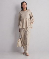 green label relaxing/【WEB限定】＜at ease＞ペプラムブラウス パンツ セットアップ/507989577