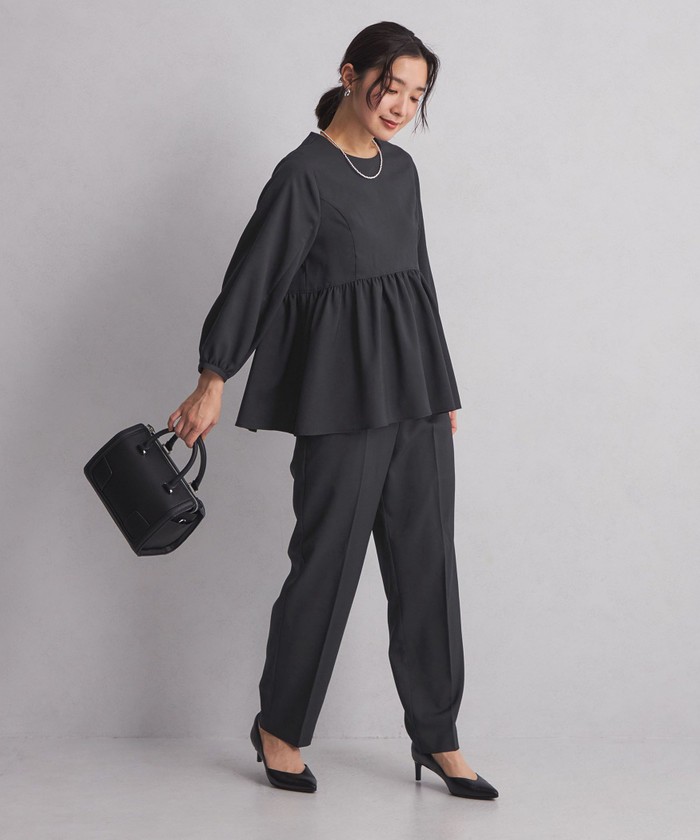 セール 30%OFF】【WEB限定】＜at ease＞ペプラムブラウス パンツ