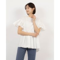 TONAL/トーナル TONAL 袖フリルギャザーブラウス/507990081