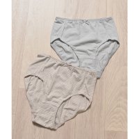 Honeys/ハニーズ Honeys ゆったりショーツ（2枚組） ショーツ 下着 アンダーウェア 抗菌 抗菌防臭 防臭 2枚組 綿混 ボーダー柄 水玉柄 ドット柄 レディース/507990243