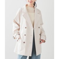 Honeys/ハニーズ Honeys 撥水加工ハーフ丈トレンチコート アウター コート トレンチコート ハーフ丈トレンチコート ハーフ丈 はっ水 撥水加工 無地 ベルト レデ/507990246