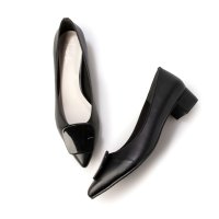 Launa lea/ラウナレア Launa lea 【25SS】3cmクリアバックルポインテッドトゥパンプス(0590)/507990462