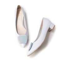 Launa lea/ラウナレア Launa lea 【25SS】3cmクリアバックルポインテッドトゥパンプス(0590)/507990462