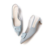 Launa lea/ラウナレア Launa lea 【25SS】5cmバックルスリングバックパンプス(0591)/507990463