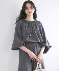 NIJYUSANKU（SMALL SIZE）/【SLOW/一部店舗限定】コットンジャカード ブラウス/507990862
