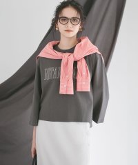 NIJYUSANKU（SMALL SIZE）/【SLOW/一部店舗限定】MVSコットン フレア袖 ロゴTシャツ/507990883