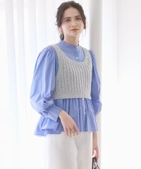 NIJYUSANKU（SMALL SIZE）/【SLOW/一部店舗限定】リボンヤーン ニット ビスチェ/507990899