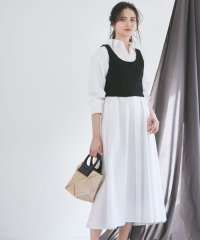 NIJYUSANKU（LARGE SIZE）/【SLOW/一部店舗限定】タンブラーコットンブロード シャツワンピース/507990904