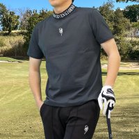 TopIsm/トップイズム TopIsm ゴルフウェア モックネックシャツ メンズ GIORNO SEVEN ジョルノセブン ハイネック ゴルフ 接触冷感 ストレッチ 半袖 /506004201