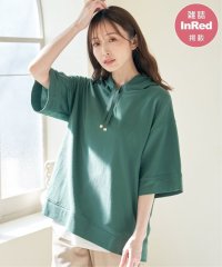 ikka/【雑誌InRed6月号掲載】コットンUSAミニワッフルポケ付きパーカー/507805596