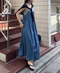 fredy emue/ライトオンスデニムシャーリングキャミワンピース/507989592