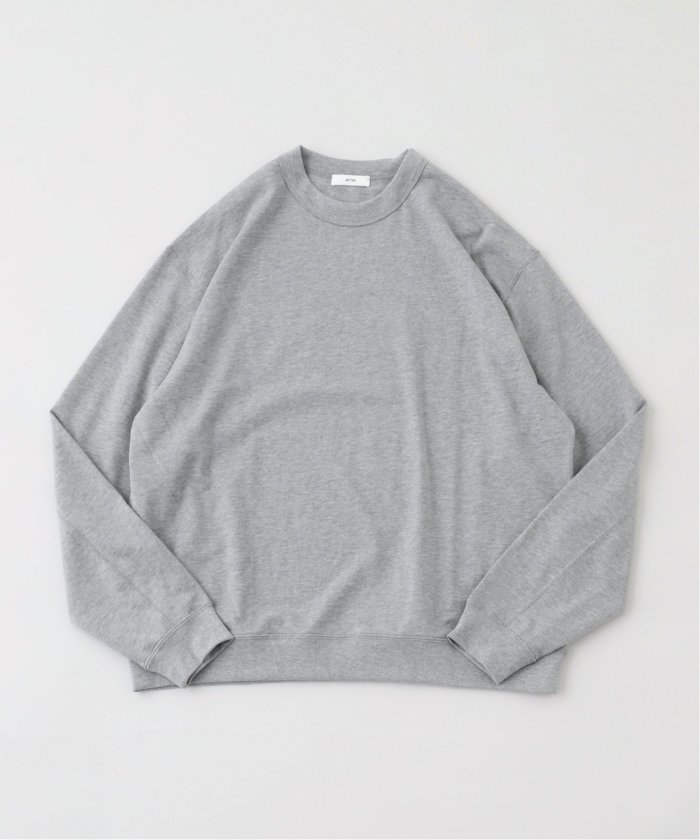 ATON】 SUVIN AIR DOUBLE CREW NECK PULLOVER（Tシャツ/カットソー）｜ATON（エイトン）のファッション通販 -  ZOZOTOWN