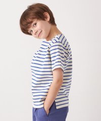 SHIPS any WOMEN/SHIPS any:  マリンボーダー ボートネック Tシャツ<KIDS>/507991621