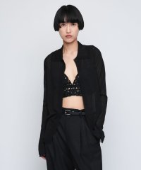 AEWEN MATOPH/＜AEWEN MATOPH＞シフォンコンビ ポロ カーディガン/507991692
