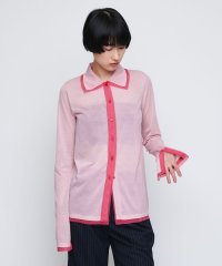 AEWEN MATOPH/＜AEWEN MATOPH＞シフォンコンビ ポロ カーディガン/507991692