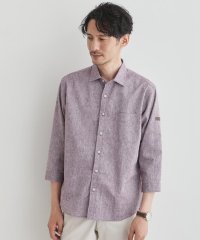 TAKEO KIKUCHI/ハイブリッド リネン 7分袖 シャツ/507992022