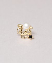 TAKE-UP/テイクアップ TAKE－UP 【 Solo Pierce】K18・K10 アイビー&スネークハーフピアス( YG)/507992390