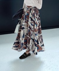 STYLE DELI/スタイルデリ STYLE DELI アート柄ロングサーキュラースカート/507992416