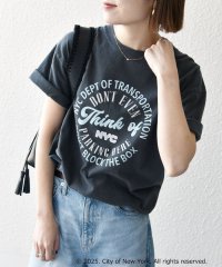 SHIPS any WOMEN/《追加予約》GOOD ROCK SPEED:〈洗濯機可能〉NYC ラウンド ロゴ プリント TEE/507992468