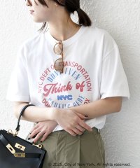 SHIPS any WOMEN/《追加予約》GOOD ROCK SPEED:〈洗濯機可能〉NYC ラウンド ロゴ プリント TEE/507992468