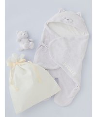 GELATO PIQUE KIDS ＆ BABY/【ラッピング済み】【BABY】パウダーアニマルおくるみ＆ぬいぐるみSET/507992600