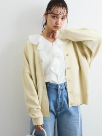 QUEENS COURT/クイーンズコート QUEENS COURT アソートビジューボタン軽量カーディガン≪手洗い可能≫/507992896