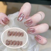 shoppinggo/ショッピングゴー shoppinggo ネイルチップ ショート シンプル ブライダル ハート つけ爪 ネイルアート アートチップ デコチップ オーバル ウエディ/507993016