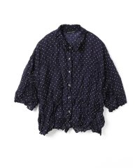 mizuiro ind/mizuiro ind ドットキャッチワッシャーシャツ/507993229