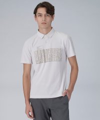 LANVIN SPORT/プリントロゴ共衿半袖シャツ【Sunscreen NIR】/507849783