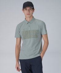 LANVIN SPORT/プリントロゴ共衿半袖シャツ【Sunscreen NIR】/507849783