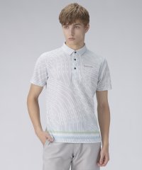 LANVIN SPORT/総柄プリント半袖ポロシャツ【吸汗速乾/高通気】/507849787