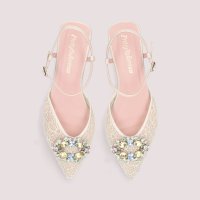 PRETTY BALLERINAS/プリティ・バレリーナ Pretty Ballerinas YVETTE nodo crystal brooch / イヴェット ノド クリスタルブローチ ミュー/507866293