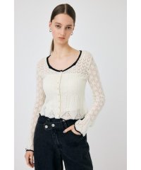 moussy/EYELET LACE ニットトップス/507991243