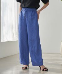 coen/接触冷感リネンレーヨンワイドパンツ（WEB限定サイズ）/507991905