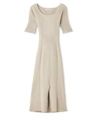 FRAY I.D/バックサテンリボンニットワンピース/507993332