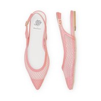 Emma Francis/【25SS】エマ フランシス Emma Francis フィッシュネット バックストラップ フラット ミュール/507993507