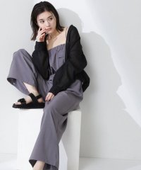 NATURAL BEAUTY BASIC/ダブルポケットギャザーオールインワン/507993998