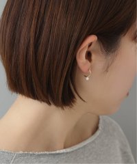 Lilas/《WEB限定》パールフープピアスM K10（両耳）/507995580