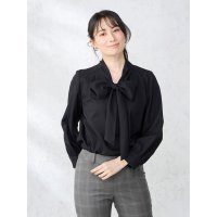 Perfect Suit FActory/パーフェクトスーツファクトリー Perfect Suit FActory ビックボウタイ ジョーゼットブラウス/507995643