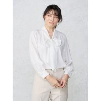 Perfect Suit FActory/パーフェクトスーツファクトリー Perfect Suit FActory ビックボウタイ ジョーゼットブラウス/507995643
