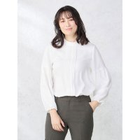 Perfect Suit FActory/パーフェクトスーツファクトリー Perfect Suit FActory ボリュームスリーブ プリーツ ジョーゼットブラウス/507995645