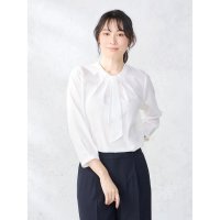 Perfect Suit FActory/パーフェクトスーツファクトリー Perfect Suit FActory タックボウタイブラウス/507995647