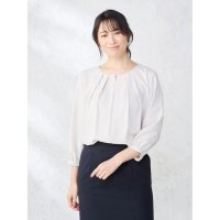 Perfect Suit FActory/パーフェクトスーツファクトリー Perfect Suit FActory ビジュー付き フロントタックブラウス/507995658