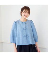 Rose Tiara(L SIZE)/フロントリボンノーカラージャケット/507995728