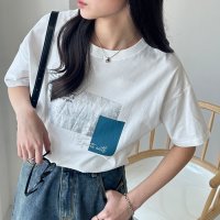 GeeRA/ジーラ GeeRA 綿100％アソートロゴプリントTシャツ/507997842