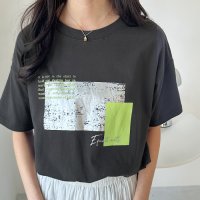 GeeRA/ジーラ GeeRA 綿100％アソートロゴプリント半袖Tシャツ/507997842